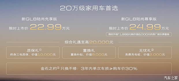 详细阅读:限时售22.99万元起 “公务舱”变“头等舱” 新款别克GL8陆尚上市 限时售22.99万元起 “公务舱”变“头等舱” 新款别克GL8陆尚上市